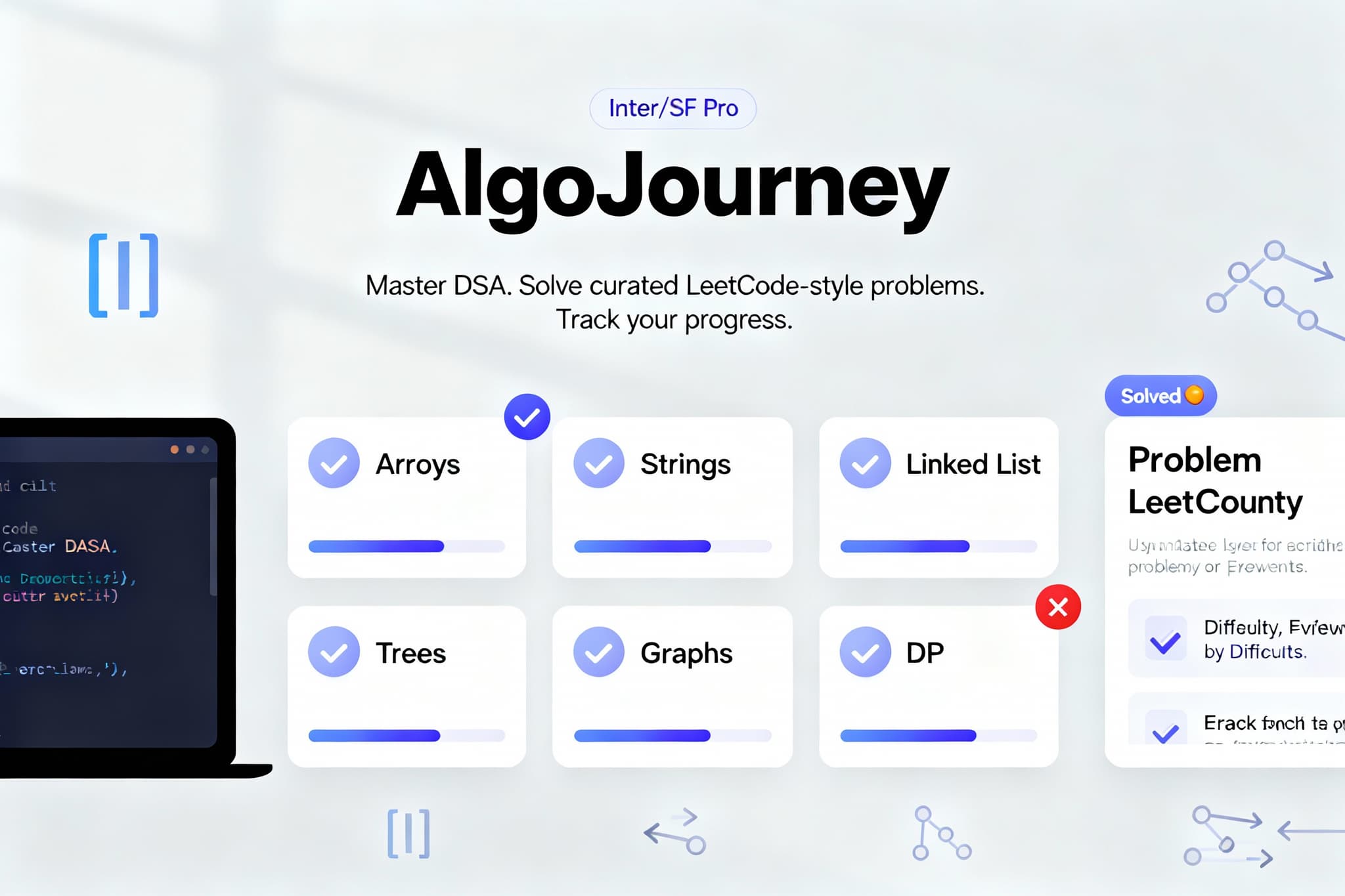 AlgoJourney - Project screenshot by Shaik Tajuddin