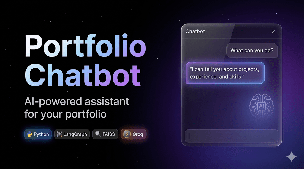 Portfolio Chatbot - Project screenshot by Shaik Tajuddin